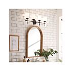 Kichler 55143BK 4-Lights Black 300W Vanity Light