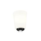 Kichler 55145BK Rosalind 1-Light Black 75W Wall Sconce