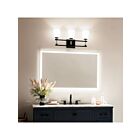Kichler 55147BK 3-Lights Black 225W Vanity Light