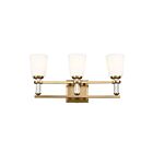 Kichler 55147BNB 3-Lights Brushed Natural Brass 225W Vanity Light