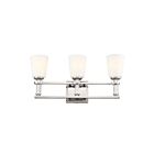 Kichler 55147PN 3-Lights Polished Nickel 225W Vanity Light
