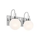 Kichler 55150CH 2-Lights Chrome 120W Vanity Light