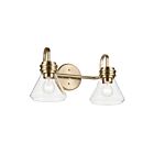 Kichler 55154CPZCLR Farum 2-Lights 60W Champagne Bronze Bathroom Vanity Light