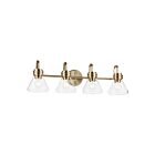 Kichler 55156CPZCLR Farum 4-Lights 60W Champagne Bronze Bathroom Vanity Light