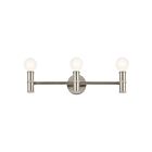 Kichler 55157NI 3-Lights Brushed Nickel 180W Vanity Light