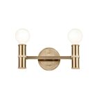 Kichler 55158CPZ 2-Lights Champagne Bronze 120W Vanity Light