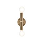 Kichler 55159CPZ 2-Lights Champagne Bronze 120W Wall Sconce