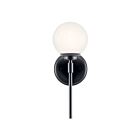 Kichler Benno 55170BK 1-Light Black 5W Wall Sconce