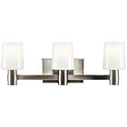 Kichler 55176NI Adani 3-Lights 180W Brushed Nickel Vanity Light