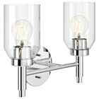 Kichler 55184CH Madden 2-Lights 150W Chrome Vanity Light