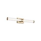 Kichler 55197CPZLED Laurene 1-Light 35W Champagne Bronze LED Bathroom Vanity Light