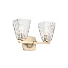 Kichler 55215CPZWTR Marant 2-Lights 75W Champagne Bronze Bathroom Vanity Light