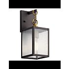 Kichler 59006WZC 1-Light Weathered Zinc 100W Outdoor Wall Light