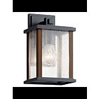 Kichler 59016BK 1-Light Black 75W Outdoor Wall Light