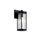 Kichler 59022BK 1-Light Black 75W Outdoor Wall Light