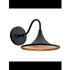 Kichler 59028BKTLED 1-Light Textured Black 9W LED Outdoor Wall Light