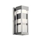 Kichler 59035BALED 1-Light Brushed Aluminum 9W LED Outdoor Wall Light