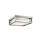 Kichler 59037BALED 1-Light Brushed Aluminum 23W LED Outdoor Ceiling Light