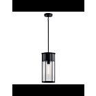 Kichler 59082BKT 1-Light Textured Black 100W Outdoor Pendant