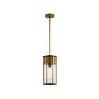 Kichler 59082NBR 1-Light Natural Brass 100W Outdoor Pendant