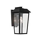 Kichler Mathus 59118BKT 1-Light Textured Black 75W Outdoor Wall Light