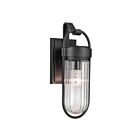 Kichler Brix 59123BKT 1-Light Textured Black 60W Outdoor Wall Light