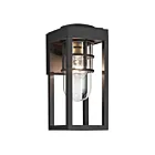 Kichler Hone 59137BKT 1-Light Textured Black 60W Outdoor Wall Light