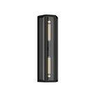 Kichler 59216BKT 2-Lights 100W Textured Black Outdoor Wall Light