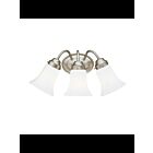 Kichler 6123NI 3-Lights Brushed Nickel 100W Vanity Light