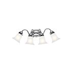 Kichler 6124CH 4-Lights Chrome 100W Vanity Light