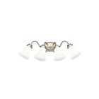 Kichler 6124NI 4-Lights Brushed Nickel 100W Vanity Light