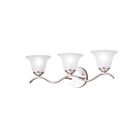 Kichler 6323NI 3-Lights Brushed Nickel 100W Vanity Light
