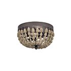 Kichler 38225 2-Lights Anvil Iron 40W Flush Mount Ceiling Light