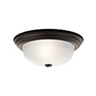 Kichler 8112OZ 2-Lights Olde Bronze 60W Flush Mount Ceiling Light