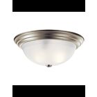 Kichler 8116NI 3-Lights Brushed Nickel 60W Flush Mount Ceiling Light