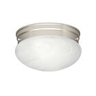 Kichler 8206NI 1-Light Brushed Nickel 60W Flush Mount Ceiling Light