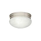 Kichler 8206NI 1-Light Brushed Nickel 60W Flush Mount Ceiling Light