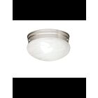 Kichler 8209NI 2-Lights Brushed Nickel 60W Flush Mount Ceiling Light