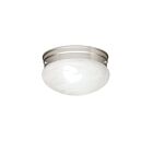 Kichler 8209NI 2-Lights Brushed Nickel 60W Flush Mount Ceiling Light