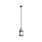Kichler 82281A Barrington 1-Light Distressed Black Pendant