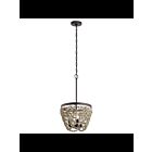 Kichler 82299 3-Lights Anvil Iron 60W 1-Tier Chandelier