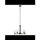 Kichler 82315 5-Lights Olde Bronze 60W 1-Tier Chandelier