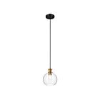 Kichler 82409 1-Light 60W Black Pendant