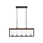 Kichler 82410 5-Lights 300W Distressed Black and Auburn Stained Finish Chandelier