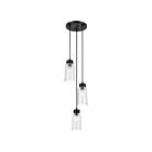 Kichler 82414 3-Lights 180W Black Pendant