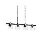 Kichler 82424 Kaelix 4-Lights 60W Black Chandelier