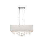 Kichler 83248 6-Lights Chrome 40W Drum Pendant
