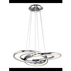 Kichler 83620 4-Lights Chrome LED 1-Tier Chandelier