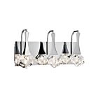 Kichler 83776 3-Lights Chrome LED Linear Vanity Light