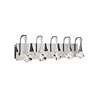 Kichler 83777 5-Lights Chrome LED Linear Vanity Light